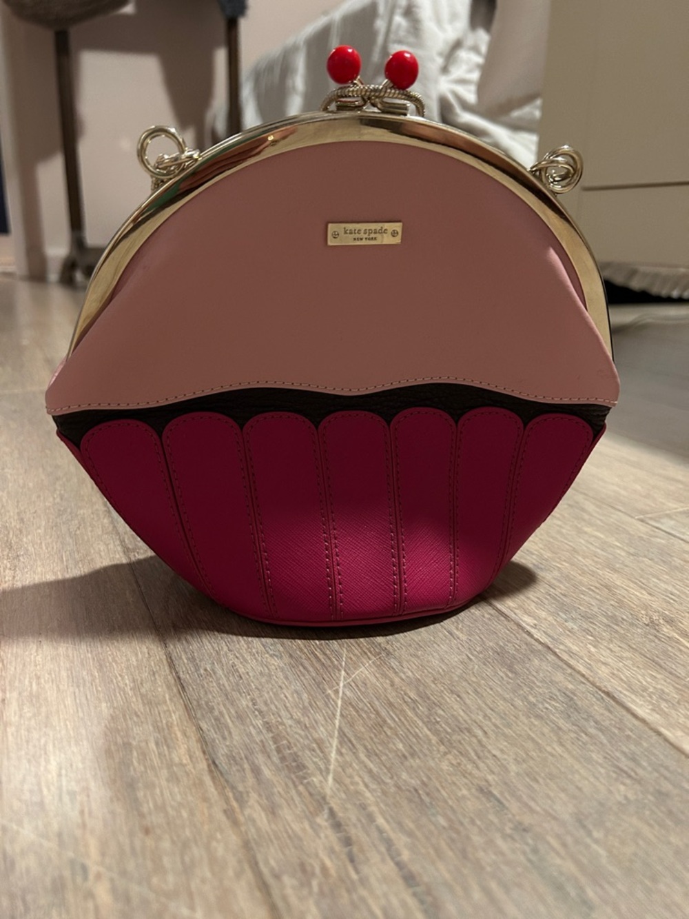 Kate Spade "Take the Cake" cupcake crossbody bag